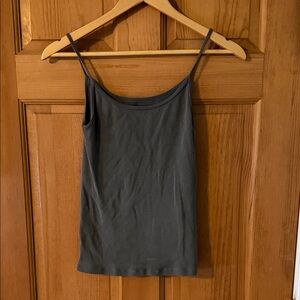 Brandy Melville Size One Size Gray Women's Spaghetti Strap Top